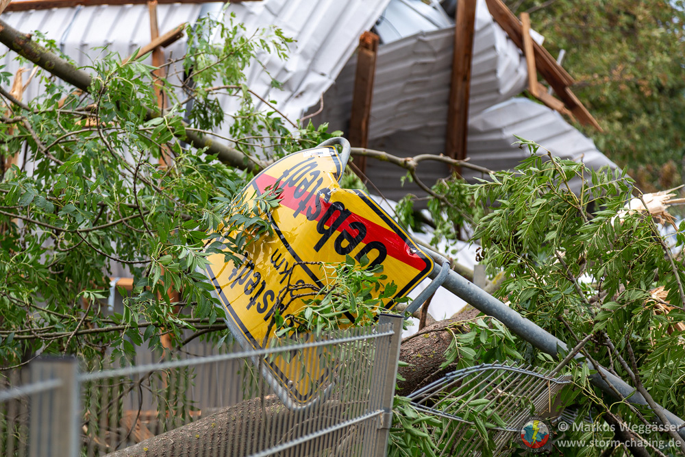 17.08.2023: Downburst in Willerstedt und Gebstedt bestätigt