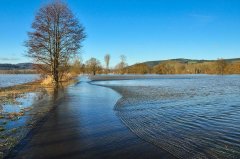 Hochwasser Werra Creuzburg