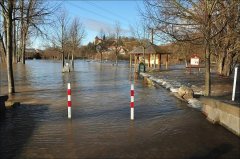Hochwasser Werra Creuzburg
