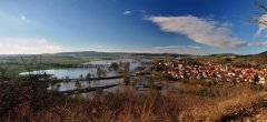 Hochwasser Werra Creuzburg